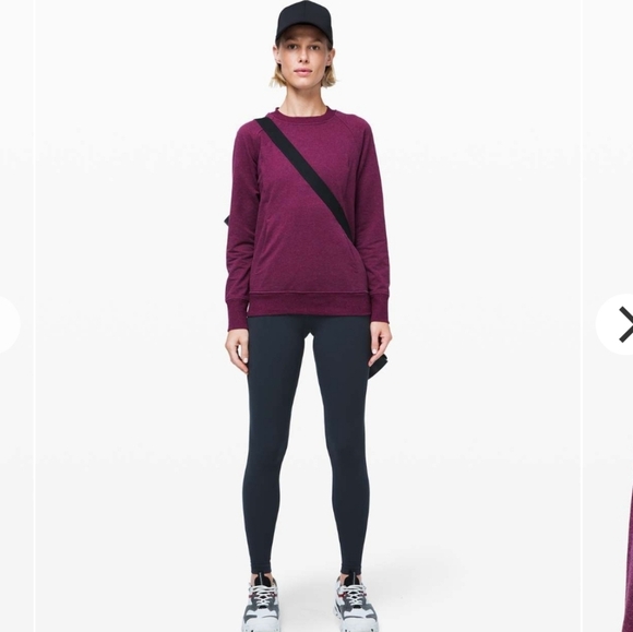 Lululemon Scuba Crewneck Sweatshirt Heathered Marvel Pink/Purple W3CB2S 6 - Picture 15 of 16